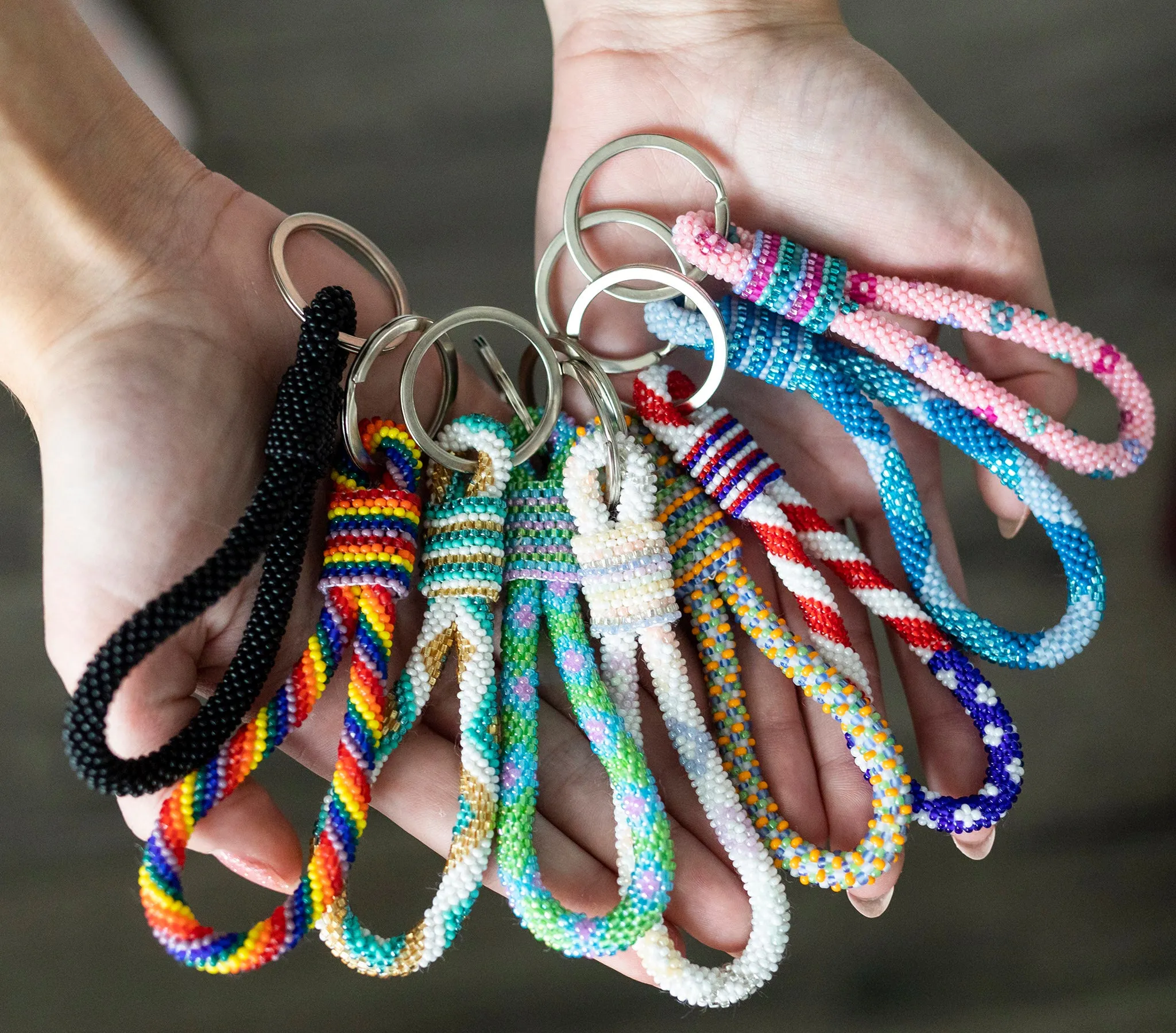 The Original Roll-On® Keychain <br> Tulip
