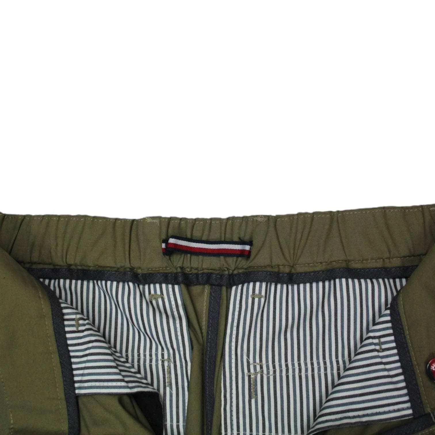 Tommy Khaki "Chelsea" Relaxed Fit Pants
