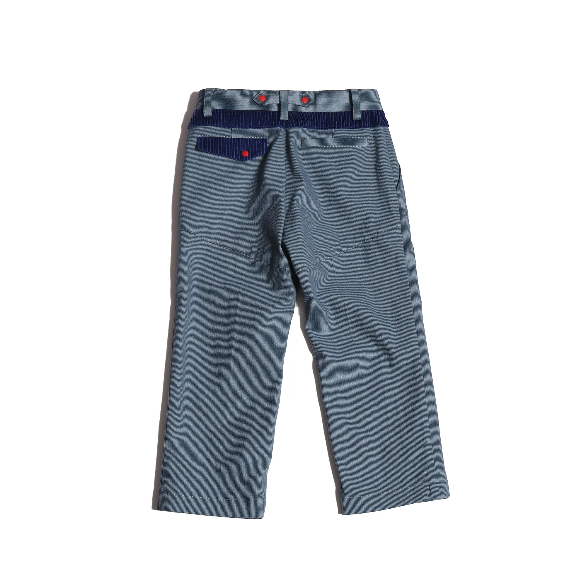 WOLF SLIM FIT PATCHWORK TROUSERS